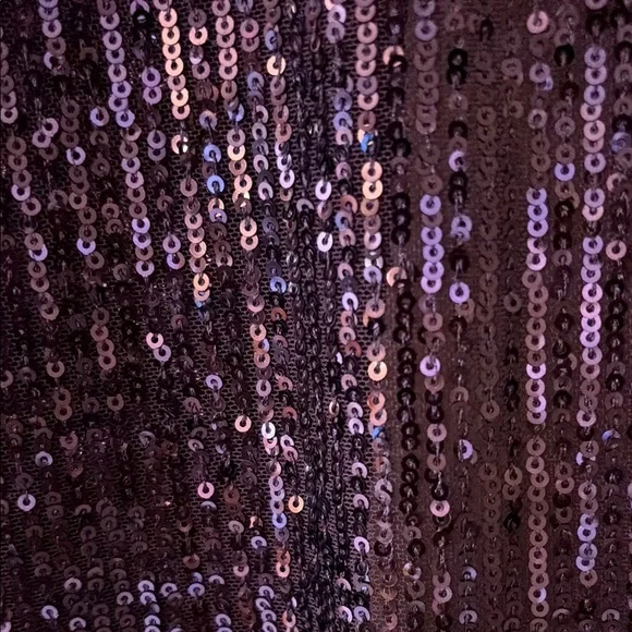 NWT Anne Klein Deep Purple Purple Sequin Blazer Jacket Evening Wear Large - Picture 9 of 10